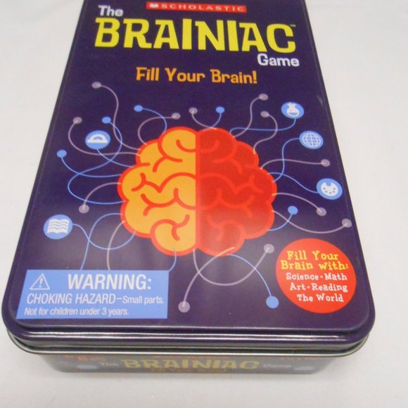 New Scholastic The Brainiac Game Fill your Brain! ages 6+ 🎁  2-4 players - Picture 8 of 11